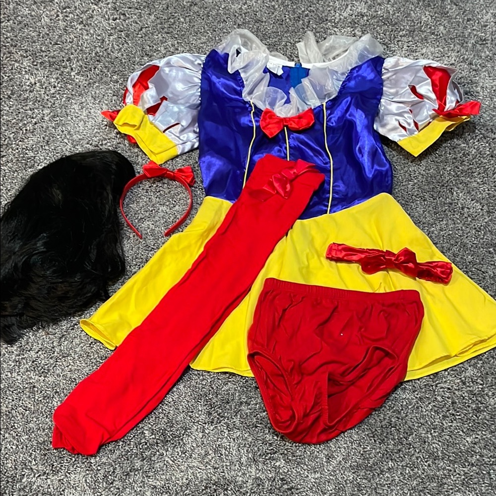 Leg Avenue Blue and Yellow Mini Dress Costume